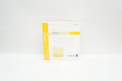 Integra 31722 MEDIHONEY Adhesive WITH HCS Sheet 2.8inch x 2.8inch - Box of 9